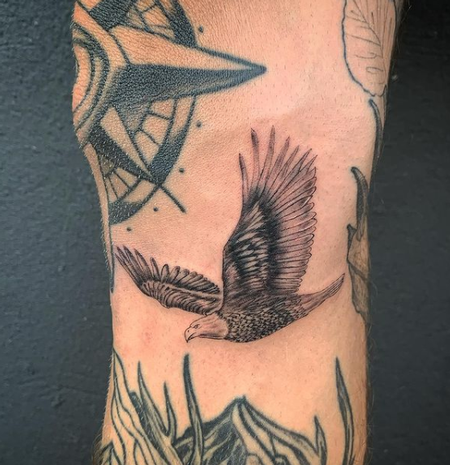 Tattoos - Dayton Smith Eagle - 142904